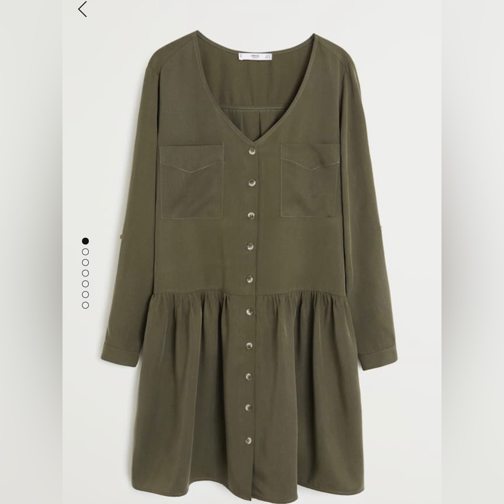 Mango Flounce Dress